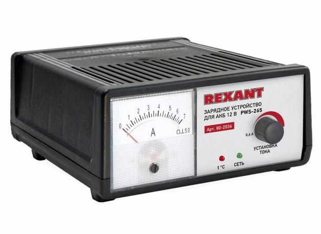 Зарядное устройство 80-2036 ∙ Автоматическое зарядное устройство 0,4-7 А (PWS-265) REXANT