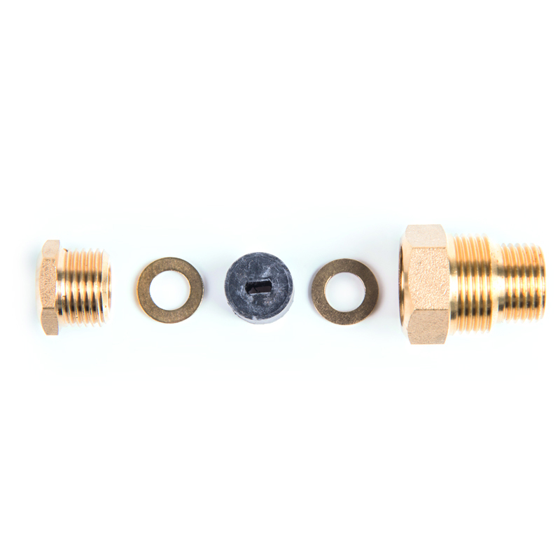 Сальник 51-0610-2 ∙ Сальник с двойной резьбой 1/2 и 3/4 для ввода кабеля в трубу PROconnect