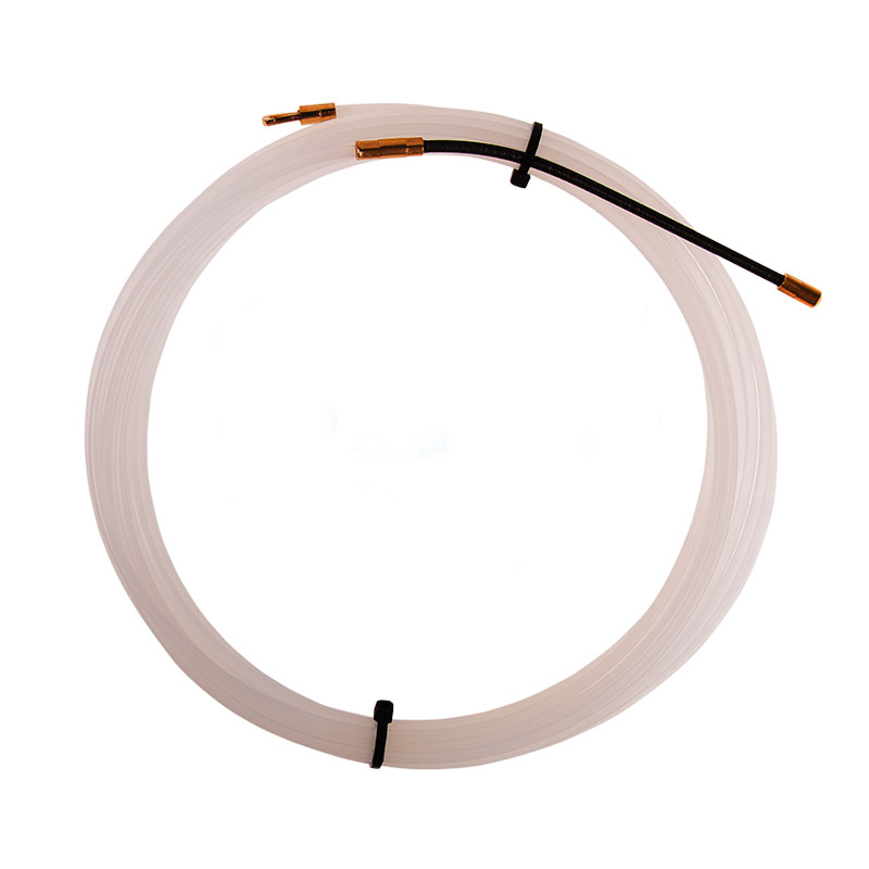 Протяжка 47-1005-1 ∙ Протяжка кабельная REXANT (мини УЗК в бухте), 5 м нейлон, d=3 мм, латунный наконечник, заглушка