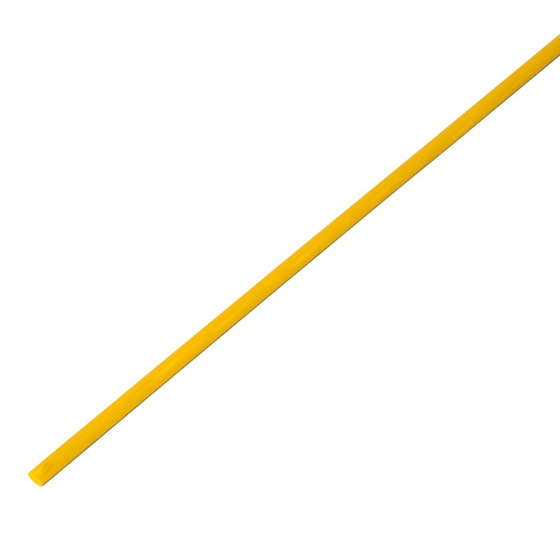 Термоусадка 20-3002 ∙ Трубка термоусаживаемая ТУТ нг 3,0/1,5мм, желтая, упаковка 50 шт. по 1м Rexant ∙ кратно 50 шт
