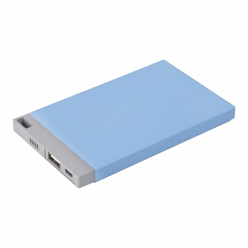 Портативный аккумулятор 30-0500-3 ∙ Портативное зарядное устройство Power Bank 4000 mAh USB голубое PROCONNECT