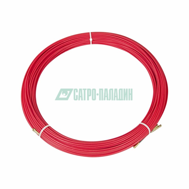 Протяжка 47-1070 ∙ Протяжка кабельная REXANT (мини УЗК в бухте), стеклопруток, d=3,5 мм 70 м, красная