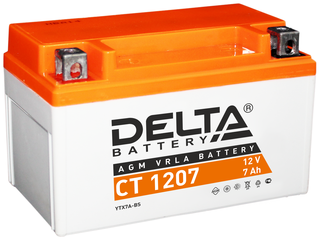 Аккумуляторная батарея Аккумулятор 12В 7 А∙ч (CT 1207)