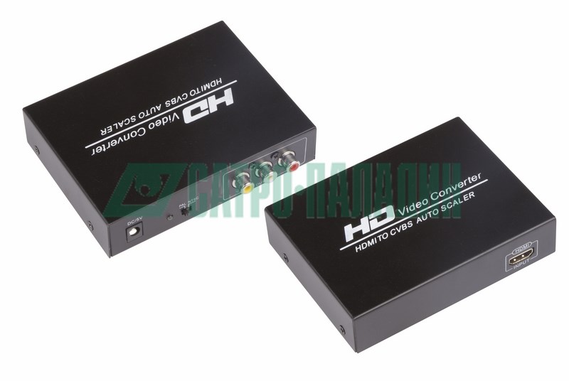 Конвертер 17-6915 ∙ Конвертер HDMI на 3 RCA, металл REXANT