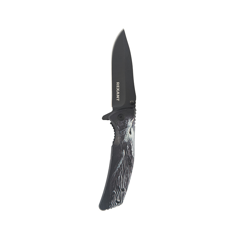Нож 12-4907-2 ∙ Нож складной полуавтоматический REXANT Wolf