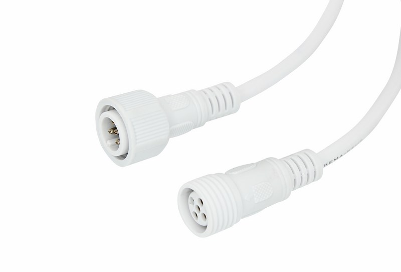 Шнур 11-9450 ∙ Соединительный кабель (5pin) герметичный (IP67) 5х0.5мм² белый REXANT