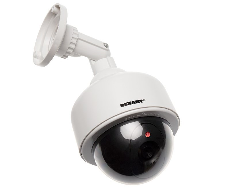 Муляж видеокамеры 45-0200 ∙ Муляж камеры уличный, купольный, белый Rexant