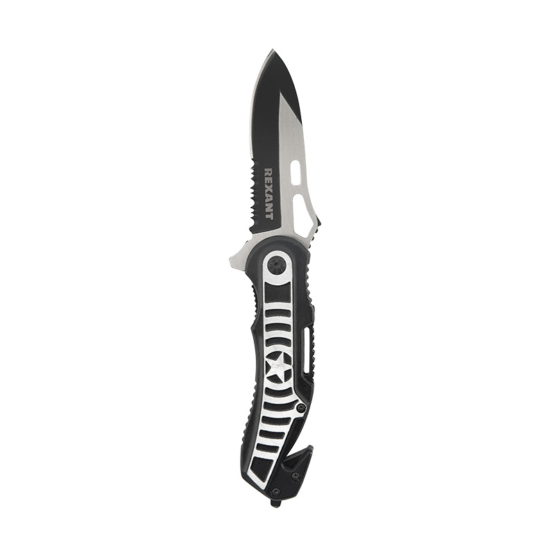 Нож 12-4914-2 ∙ Нож складной полуавтоматический REXANT Autosafer