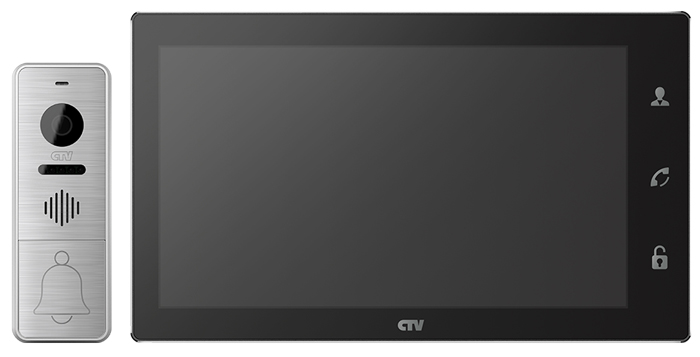 Комплект видеодомофона CTV-DP4106AHD (черный)