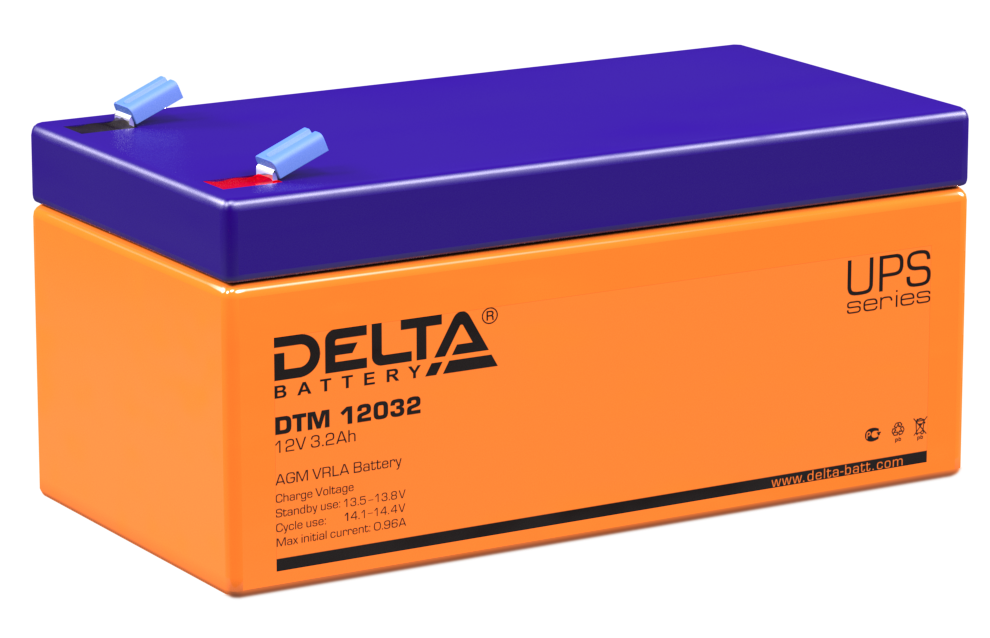 Аккумуляторная батарея DTM 12032 ∙ Аккумулятор 12В 3,2 А∙ч