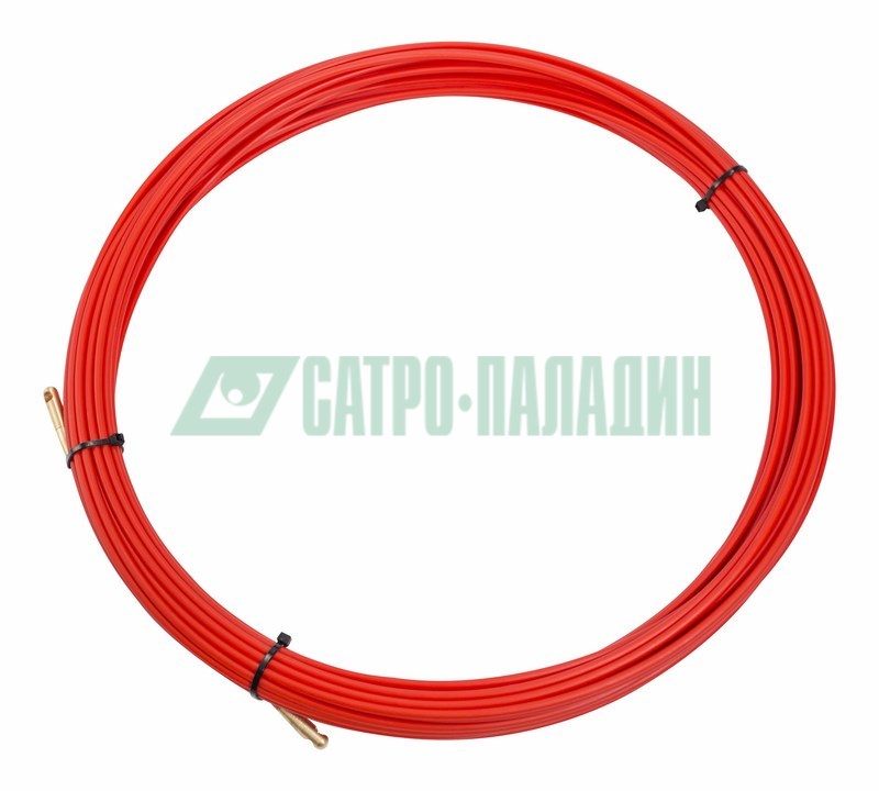Протяжка 47-1020 ∙ Протяжка кабельная REXANT (мини УЗК в бухте), стеклопруток, d=3,5 мм, 20 м, красная